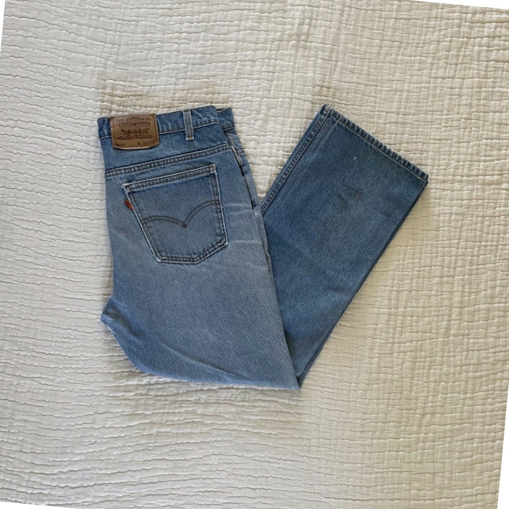 Vintage Orange Tab Levi's 517 Jeans 38x30